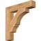 Ekena Millwork Balboa Block Smooth Bracket, Western Red Cedar, 3 1/2"W x 20"D x 20"H BKT04X20X20BOA05SWR - alternate 1